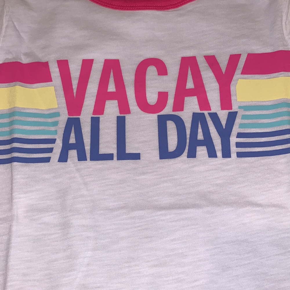 NEW Vacation Ringer Tee Justice ☀️ - Picture 2 of 3